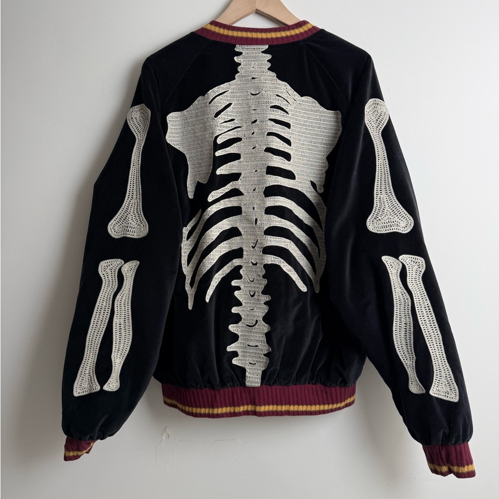 Kapital “Bone” Velvet Sukajan Jacket — Navy — Made in Japan - Picture 7 of 12